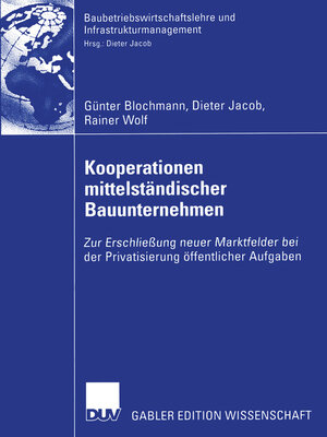 cover image of Kooperationen mittelständischer Bauunternehmen